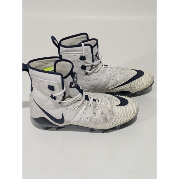 Nike Men\'s Force Savage Elite TD \'White Navy\' Cleats - 14 US main image 6